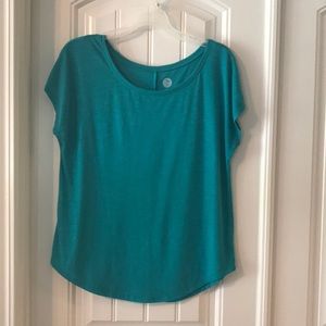 Cute, loose fitting, teal(ish) green T-shirt